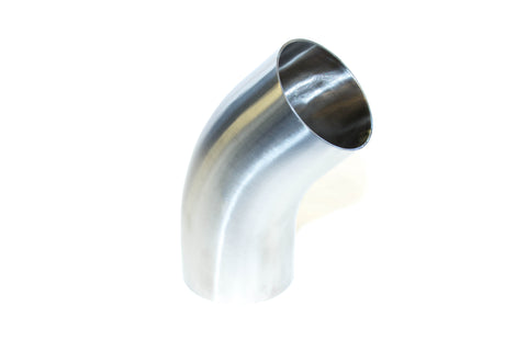 FDR FAB | 2.5 Inch long Radius 45° Stainless Bend | .065 Wall Thickness With Tangent