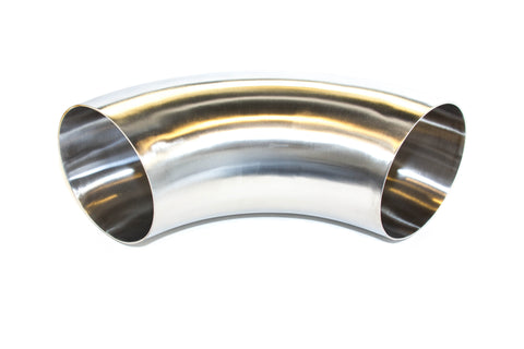 FDR FAB | 3.5 Inch Short Radius 90° Stainless Bend | .078 Wall Thickness No Tangent